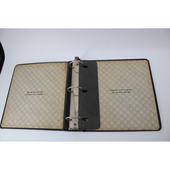 Vintage Black 3 Ring Binder US Government 93842 - Picture 2 of 10